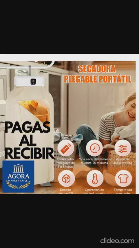SECADORA ELÉCTRICA Y PORTATIL